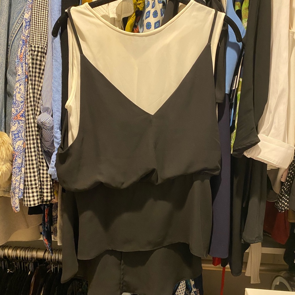 Modern citizen hazel slip blouse (black)